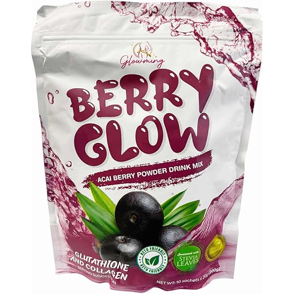 Amazon.com : Cris Cosmetics Premium Berry Glow Açaí Berry Drink